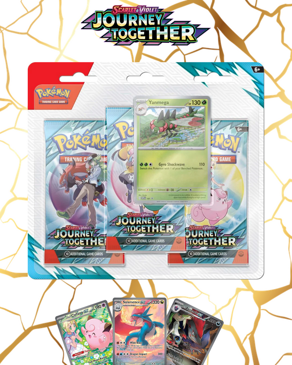 Pokémon TCG: Scarlet & Violet - Journey Together 3-Pack Blister (Assorted Promo)