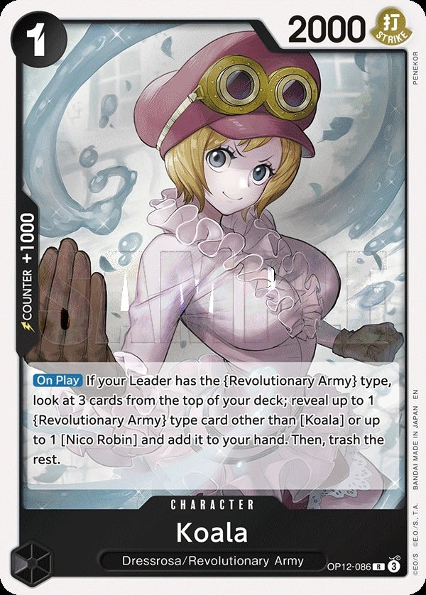 One Piece Card Game: Koala (OP12-086) R - Legacy of the Master