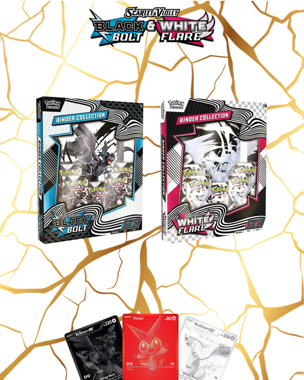 Pokémon TCG: Black Bolt / White Flare Binder Collection Bundle