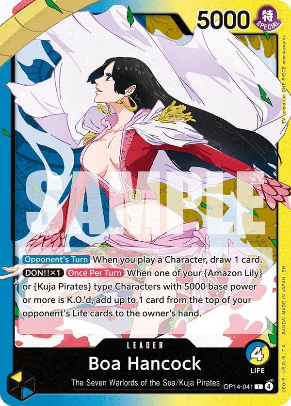 Boa Hancock OP14-041 - The Azure Sea's Seven - One Piece Card Game Single