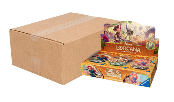 Disney Lorcana: Wilds Unknown Booster Box Case (4 Boxes)