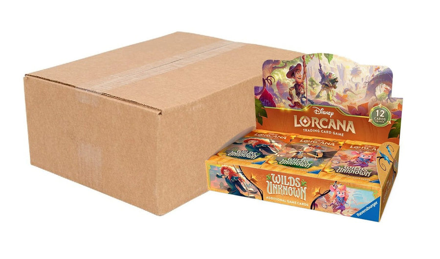 Disney Lorcana: Wilds Unknown Booster Box Case (4 Boxes)