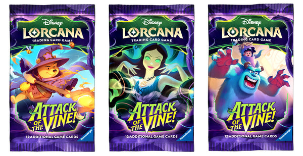 Disney Lorcana: Attack of the Vine! Booster Pack (Assorted)
