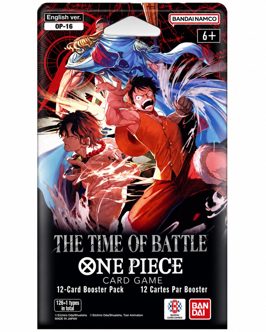 One Piece Card Game: OP-16 The Time of Battle Sleeved Booster (Assorted)