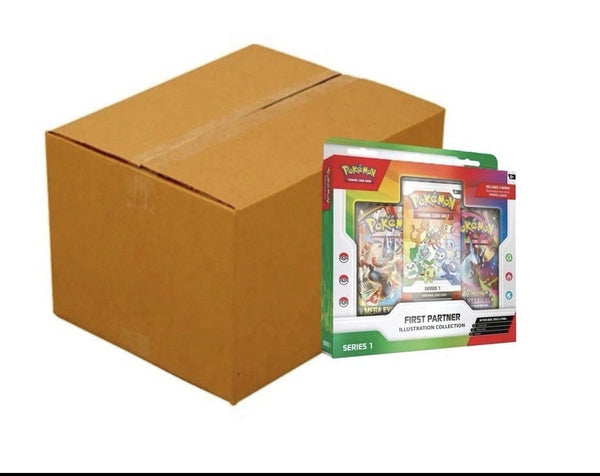 Pokémon TCG: First Partner Illustration Collection - Series 1 Sealed Case (6 Boxes)