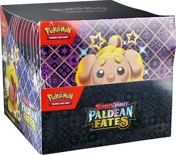 Pokémon TCG Paldean Fates Tech Sticker Collection Display