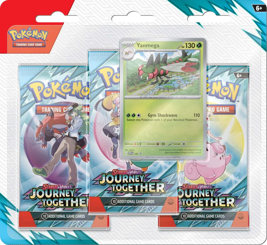 Pokémon TCG: Scarlet & Violet - Journey Together 3-Pack Blister (Assorted Promo)