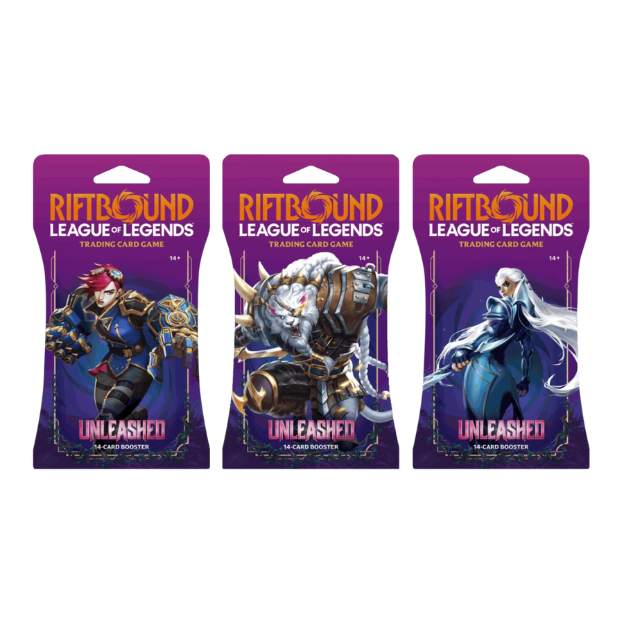 Riftbound League of Legends TCG Unleashed Sleeved Booster Pack