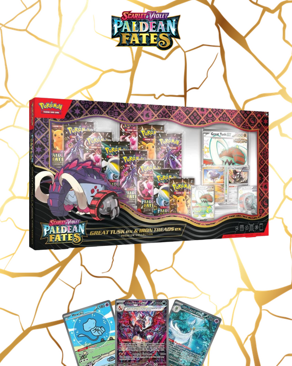 Pokémon TCG: Paldean Fates Great Tusk ex & Iron Treads ex Premium Collection