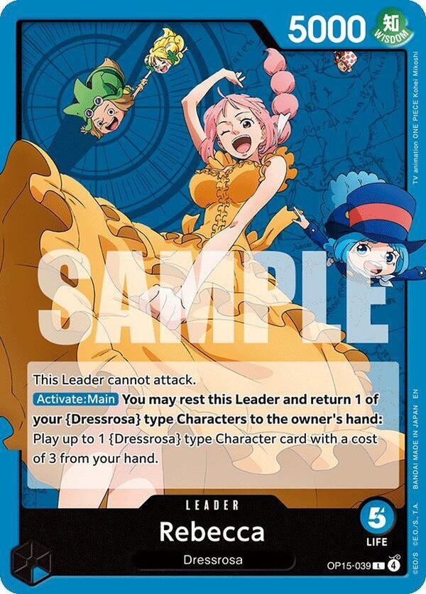 Rebecca OP15-039 - Adventure on Kami's Island - One Piece Card Game Single