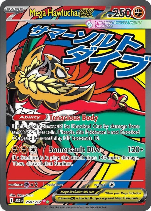 Pokémon TCG: Mega Hawlucha ex (268/217) - Ascended Heroes