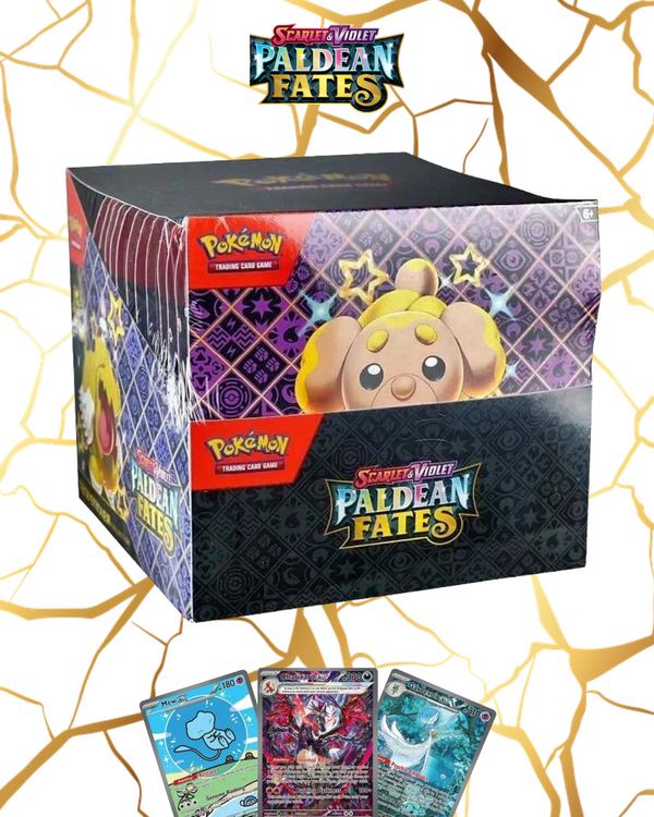 Pokémon TCG Paldean Fates Tech Sticker Collection Display