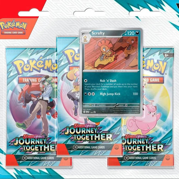 Pokémon TCG: Scarlet & Violet - Journey Together 3-Pack Blister (Assorted Promo)