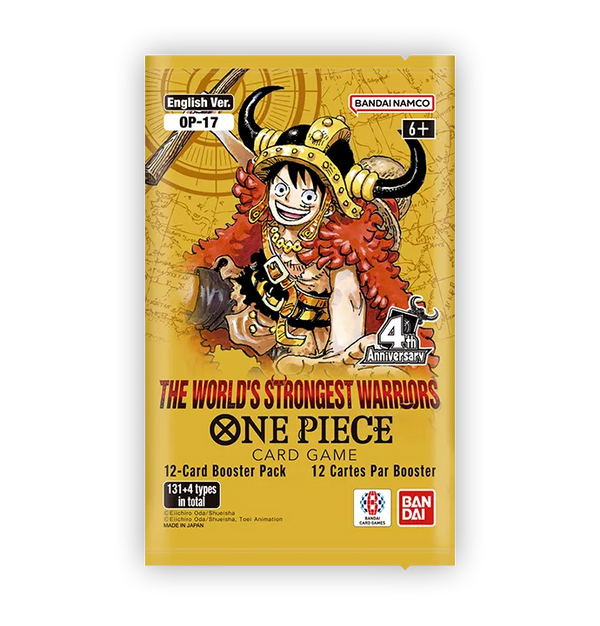 One Piece Card Game: OP-17 The World's Strongest Warriors Booster Pack (Assorted)