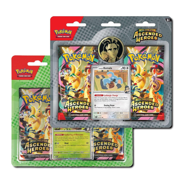 Pokémon TCG: Ascended Heroes 2-Pack Blister - Erika / Larry Promo (Assorted)