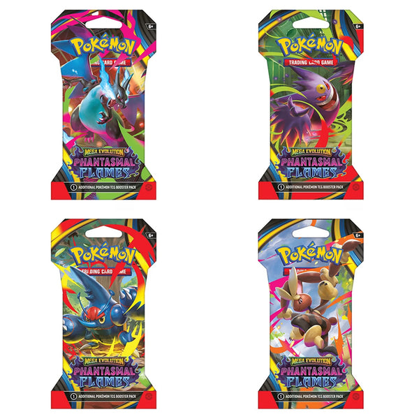 Pokémon TCG: Mega Evolution - Phantasmal Flames Sleeved Booster (Assorted)