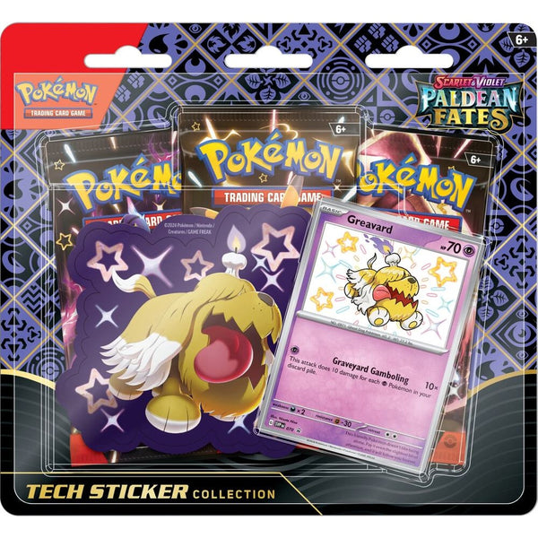 Pokémon TCG: Scarlet & Violet Paldean Fates Tech Sticker Collection (Assorted)