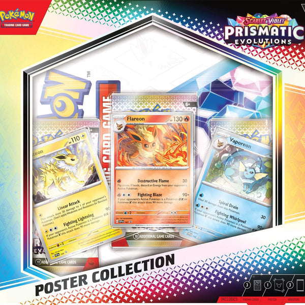 Pokémon TCG: Scarlet & Violet Prismatic Evolutions Poster Collection