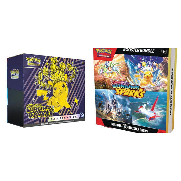 Pokémon TCG: Scarlet & Violet Surging Sparks Costco ETB + Booster Bundle (2-Pack)