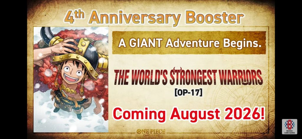 One Piece OP-17 'The World's Strongest Warriors' (2026) — Australian Release Date, 4th Anniversary Set & Pre-order Guide