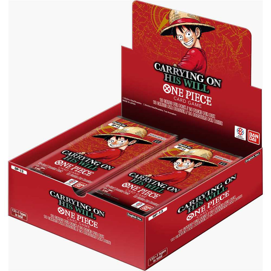 One Piece Card Game OP-13 Carrying on His Will Booster Box (English)