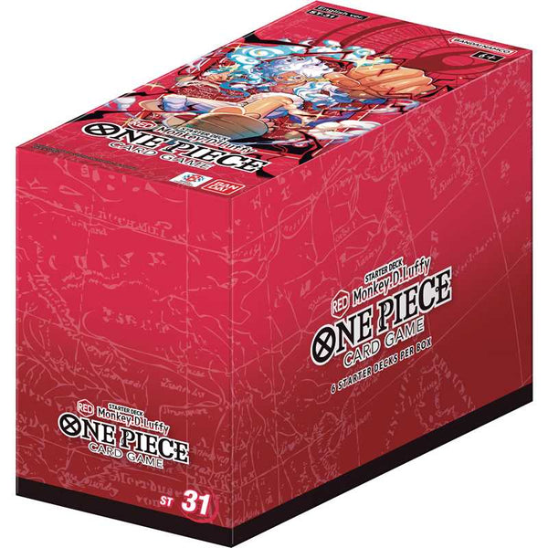 One Piece Card Game: STARTER DECK -RED Monkey.D.Luffy- [ST-31] - Sealed Display (6 Decks)