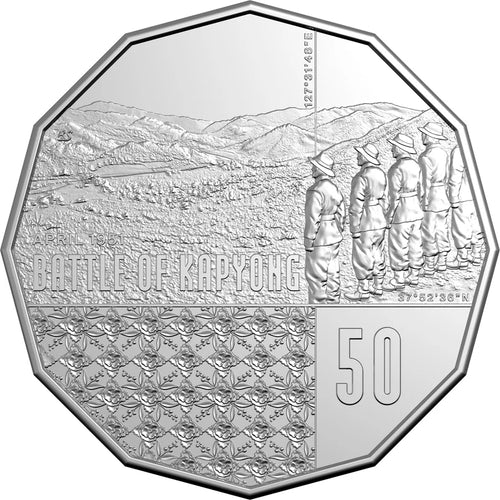 2026 50c Uncirculated Coin – 75th Anniversary of the Battle of Kapyong