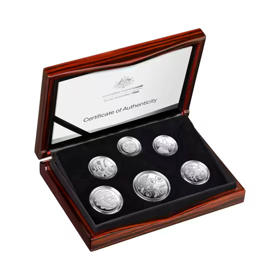 2026 Six-Coin Silver Proof Year Set - 60th Anniversary of Decimal Currency
