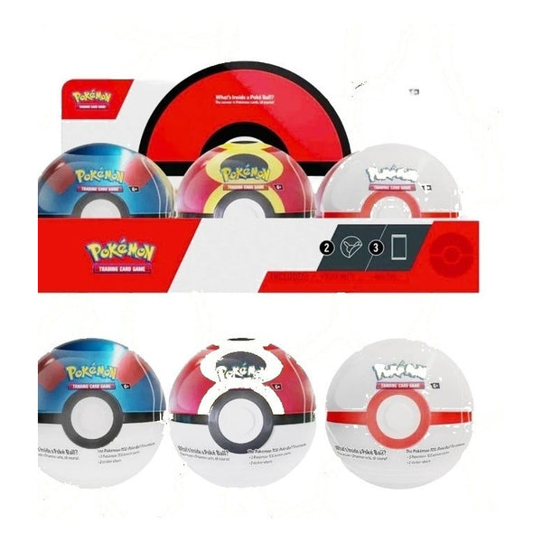 Pokémon TCG: Pokeball Tin Costco 3-Pack Bundle
