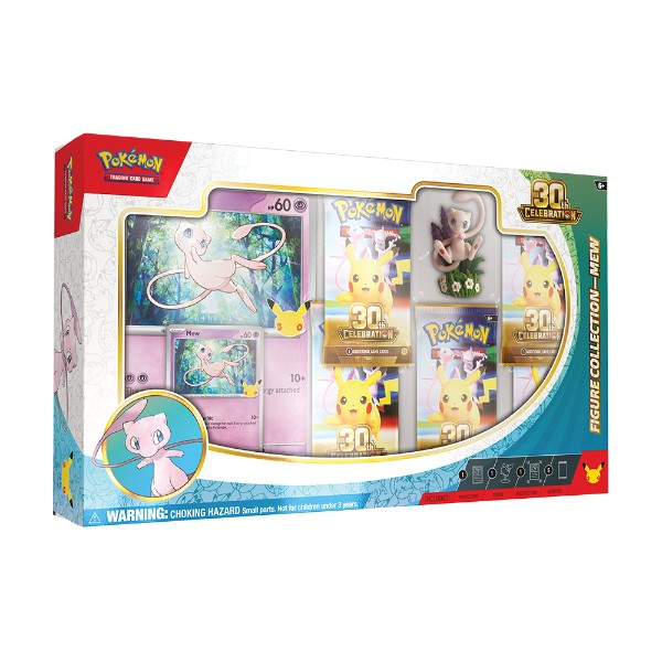 Pokémon TCG: 30th Celebration Figure Collection (Mew or Mewtwo - Single Box) - Releases 6 Nov 2026