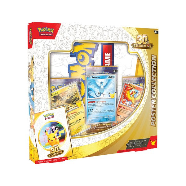 Pokémon TCG: 30th Celebration Poster Box - Releases 16 Sep 2026