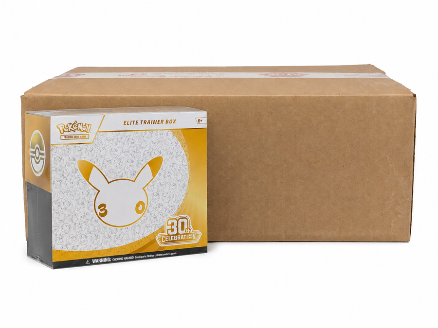 Pokémon TCG: 30th Celebration Elite Trainer Box Case (10 ETBs) (Releases 16 Sep 2026)