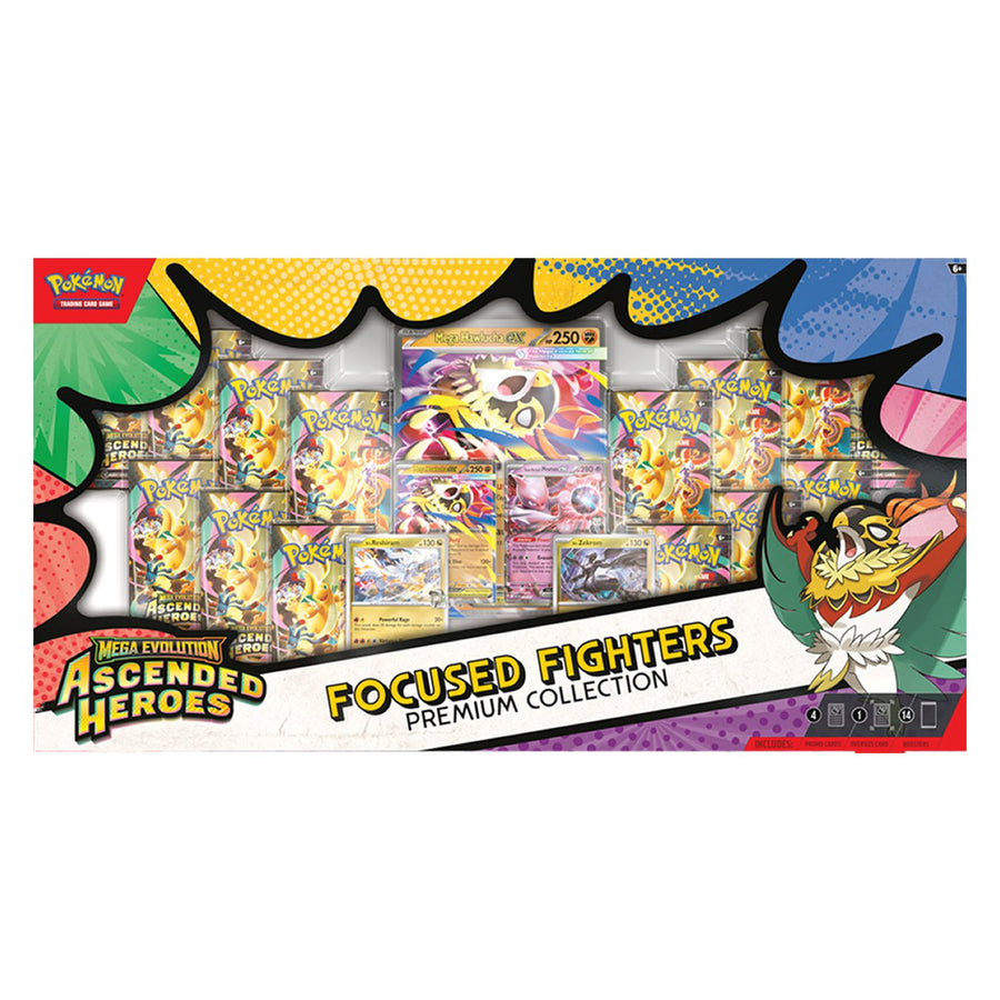 Pokémon TCG: Mega Evolution Ascended Heroes Focused Fighters Premium Collection (Sam's Club Exclusive) - Pre-Order, Ships in 1-2 Weeks