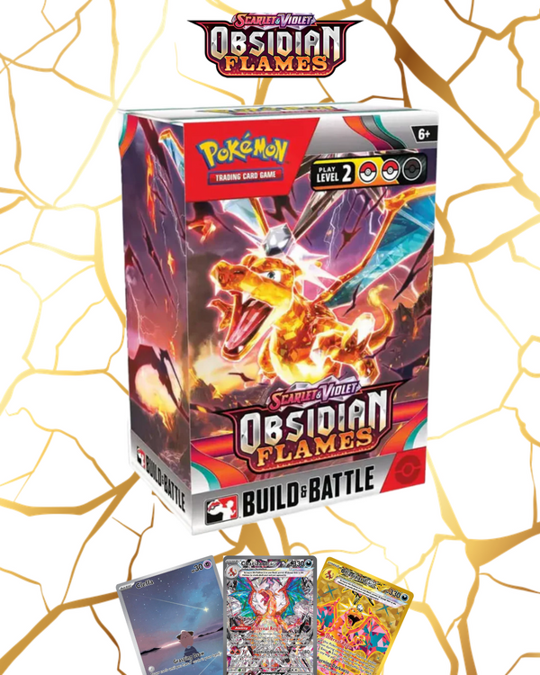 Pokémon TCG Scarlet & Violet Obsidian Flames Build & Battle Box