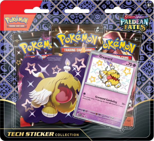 Pokémon TCG: Scarlet & Violet Paldean Fates Tech Sticker Collection (Assorted)