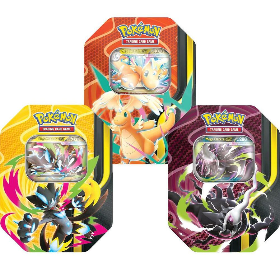 Pokémon TCG: Mega Forces Tin (Assorted) (Releases 28 Aug 2026)