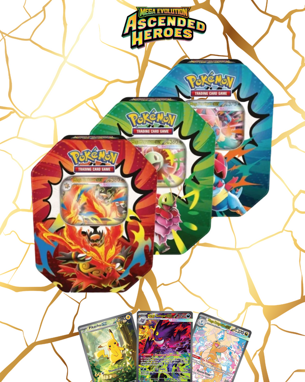 Pokémon TCG: Mega Evolution Ascended Heroes Mega ex Tin