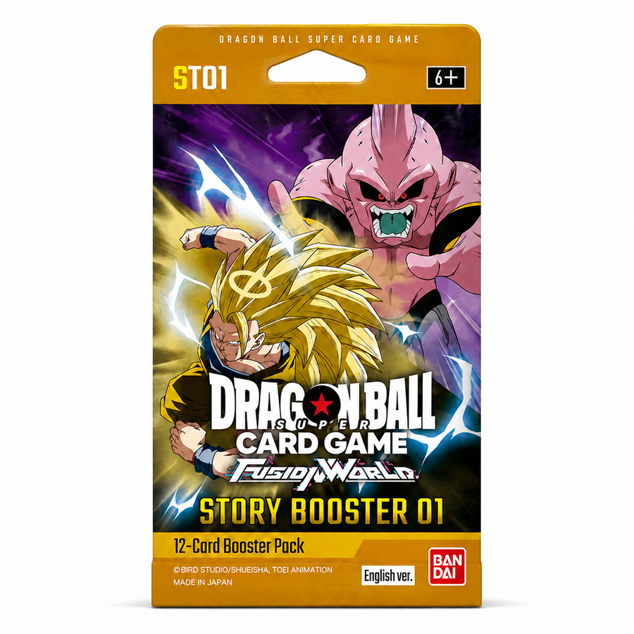 Dragon Ball Super Card Game: Fusion World Story Booster 01 [ST01] - Sleeved Pack (Assorted)