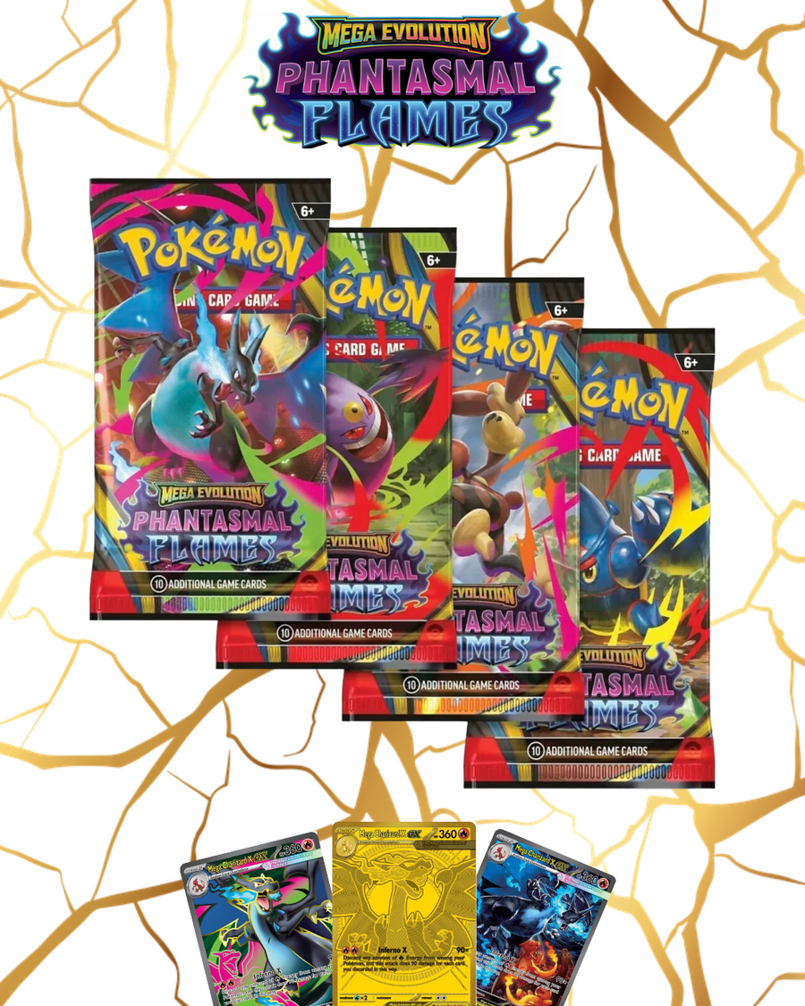 Pokémon TCG: Phantasmal Flames Booster Pack — sealed Pokémon TCG at Grailborne Australia