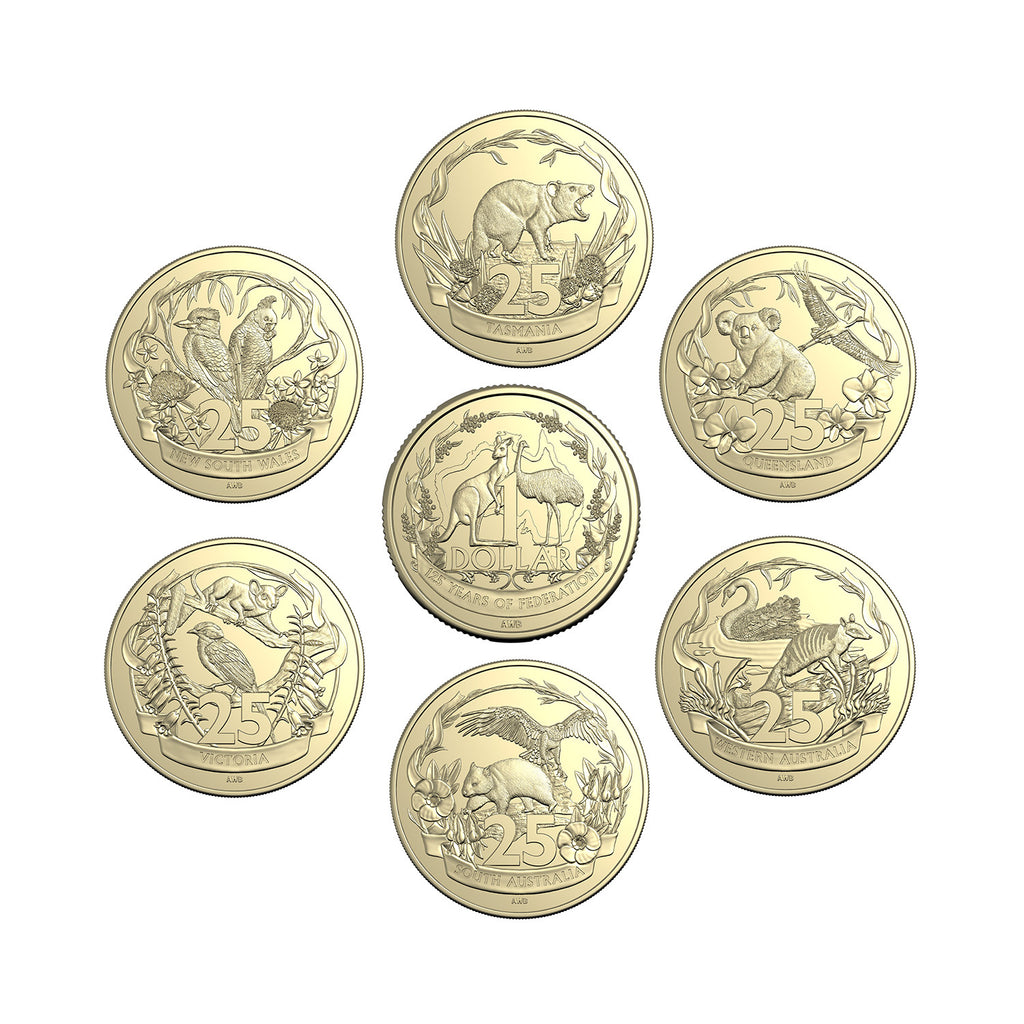 Australia 125 Years of Federation 2026 Seven-Coin Collection