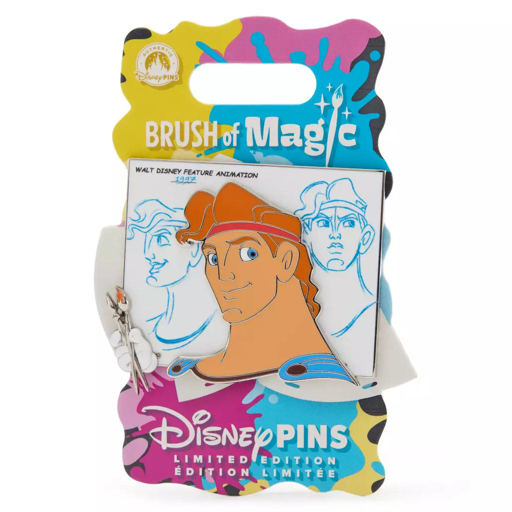 Disney Store Hercules Limited Edition Pin Brush of Magic