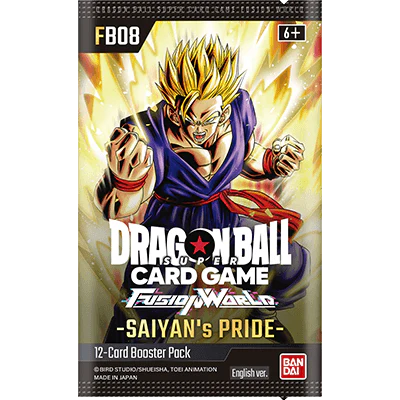 Dragon Ball Super Card Game Fusion World FB08 Saiyan's Pride Sleeved Booster Pack