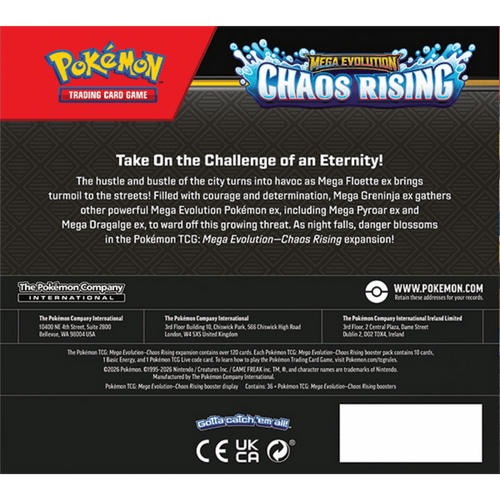 Pokémon TCG: Mega Evolution - Chaos Rising Booster Box