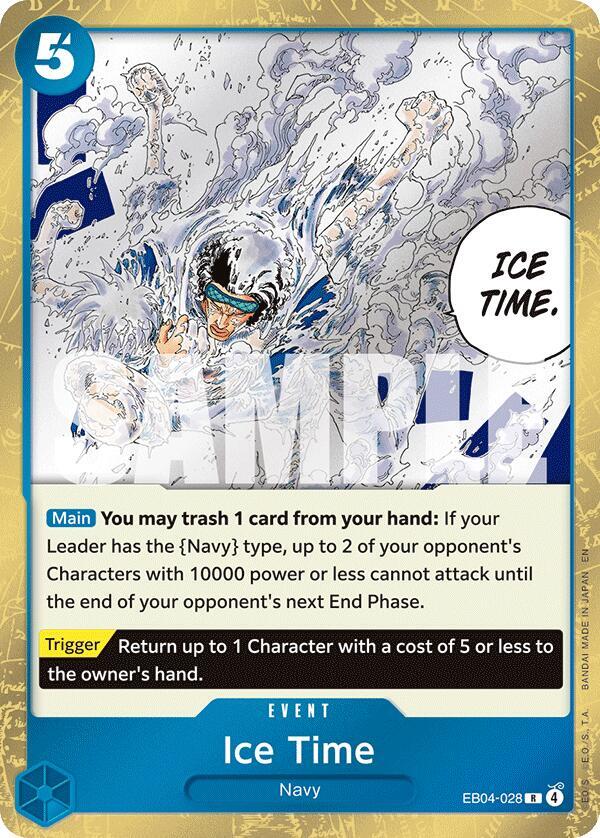 Ice Time EB04-028 - The Azure Sea's Seven - One Piece Card Game Single