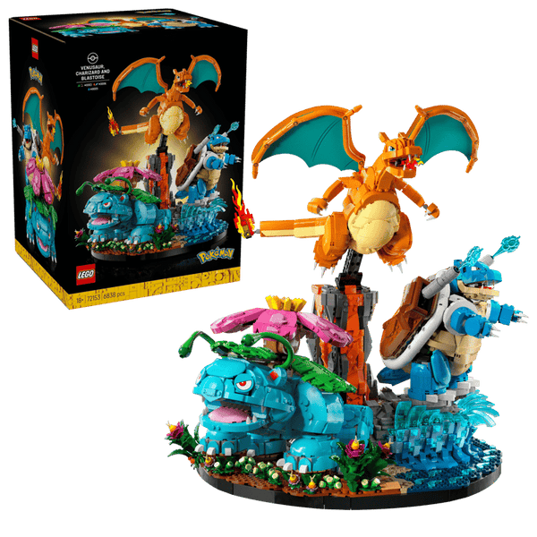 LEGO 72153 Pokémon Venusaur Charizard and Blastoise Set
