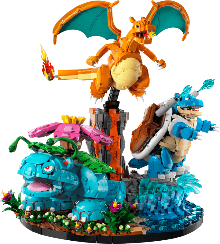 LEGO 72153 Pokémon Venusaur Charizard and Blastoise Set