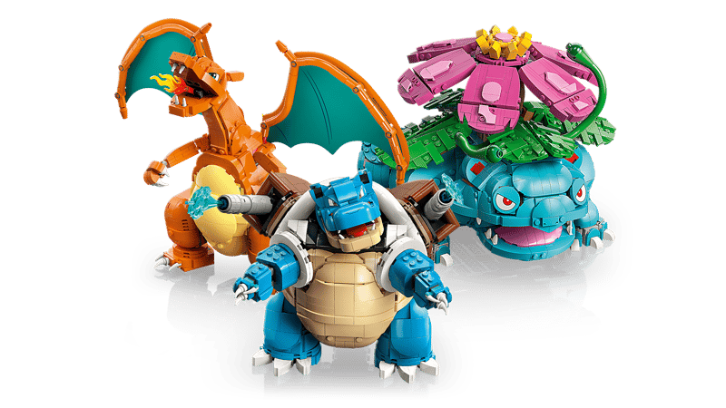 LEGO 72153 Pokémon Venusaur Charizard and Blastoise Set