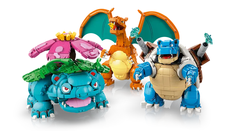 LEGO 72153 Pokémon Venusaur Charizard and Blastoise Set
