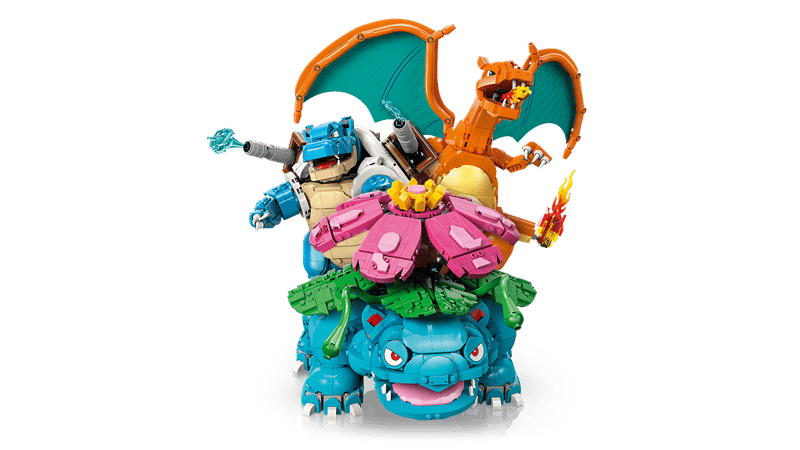 LEGO 72153 Pokémon Venusaur Charizard and Blastoise Set