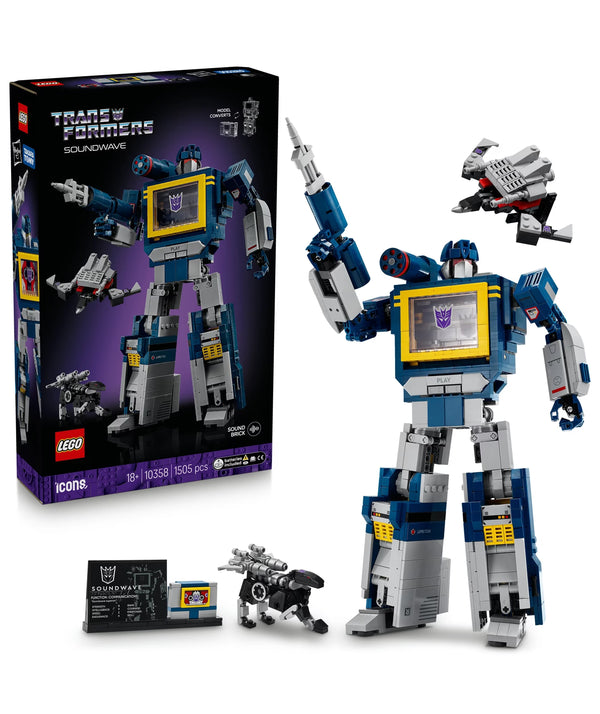 LEGO Icons Transformers: Soundwave 10358